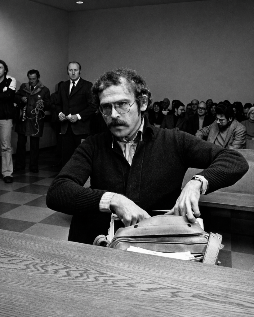 Fotografía de archivo usada en el artículo sobre Günter Wallraff durante una comparecencia pública.