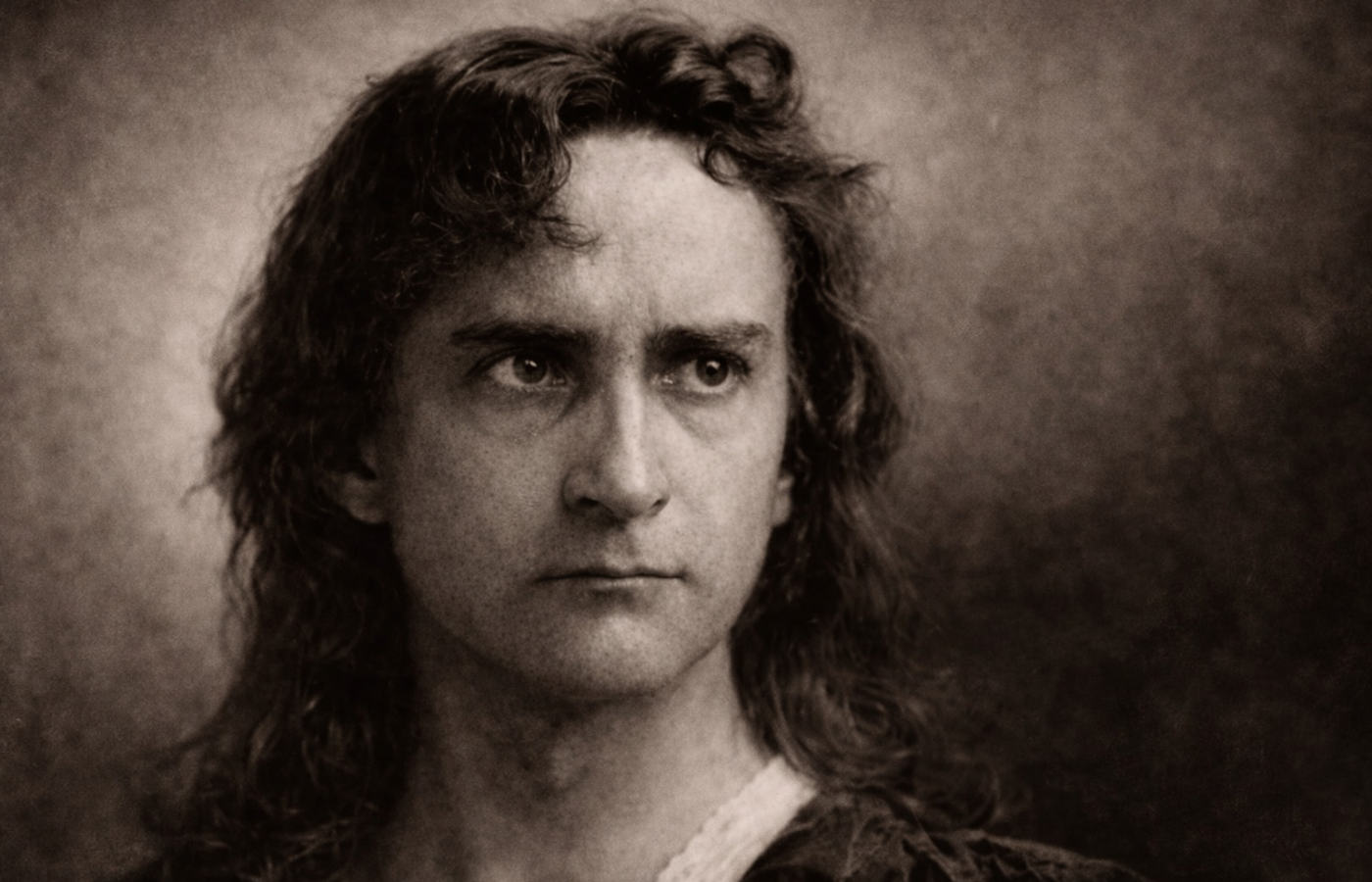 Fotografía histórica de Edwin Booth interpretando a Hamlet, su papel más célebre en el teatro estadounidense.