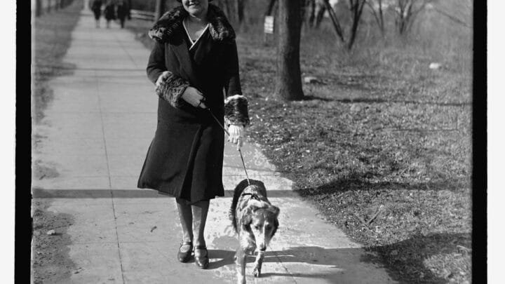 Gretchen Prochnik fotografiada en Washington en 1927