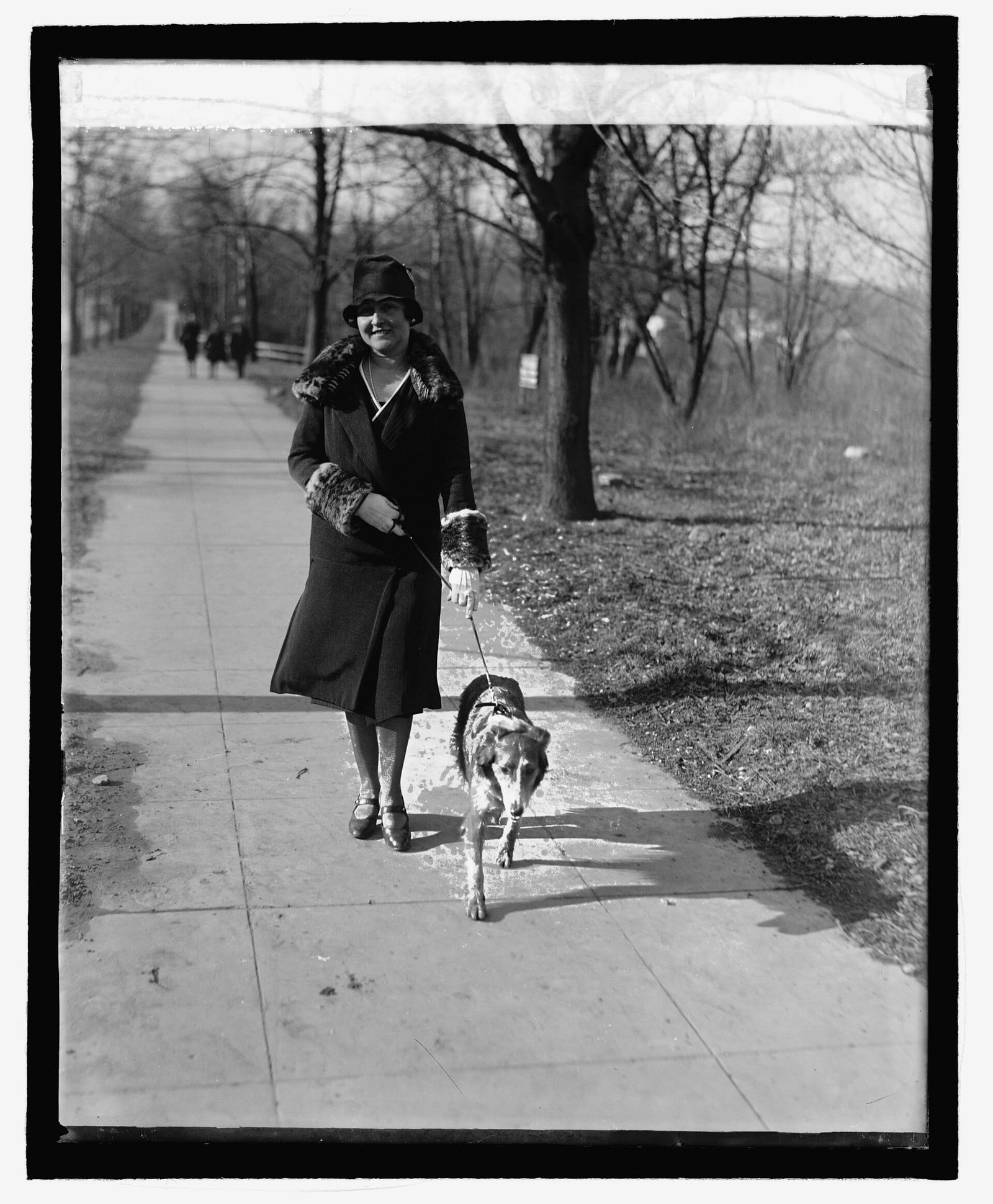 Gretchen Prochnik fotografiada en Washington en 1927