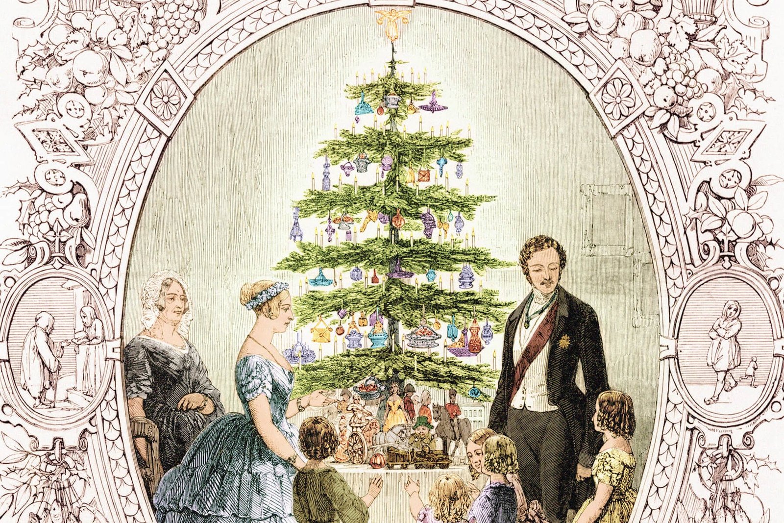 Una breve historia de los árboles de Navidad.