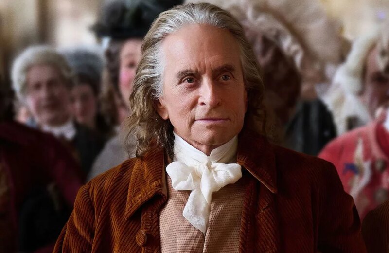 Michael Douglas como Benjamin Franklin en la serie Apple TV+ "franklin"