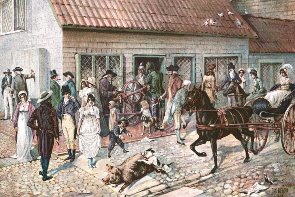 ¿Cuándo dejaron los primeros estadounidenses de parecer británicos?