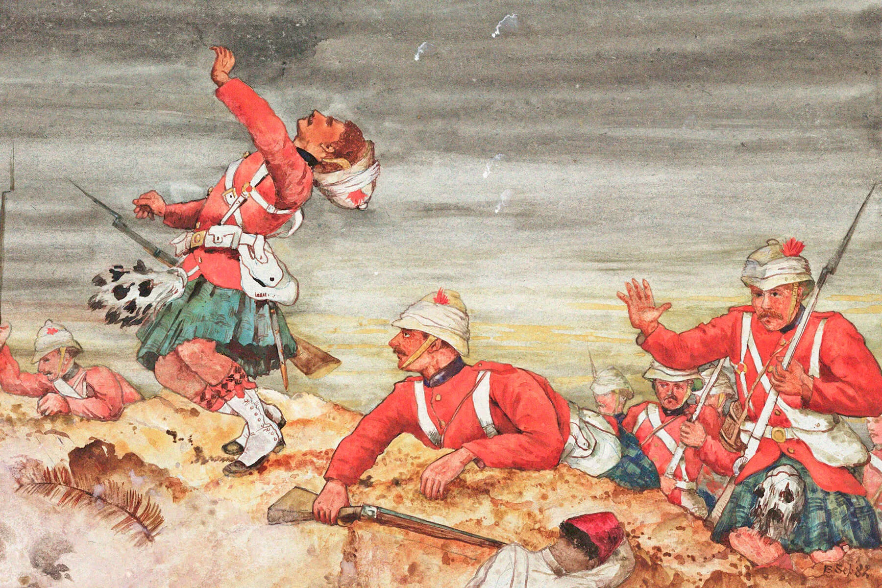 ¿Por qué los ingleses vestían abrigos rojos?