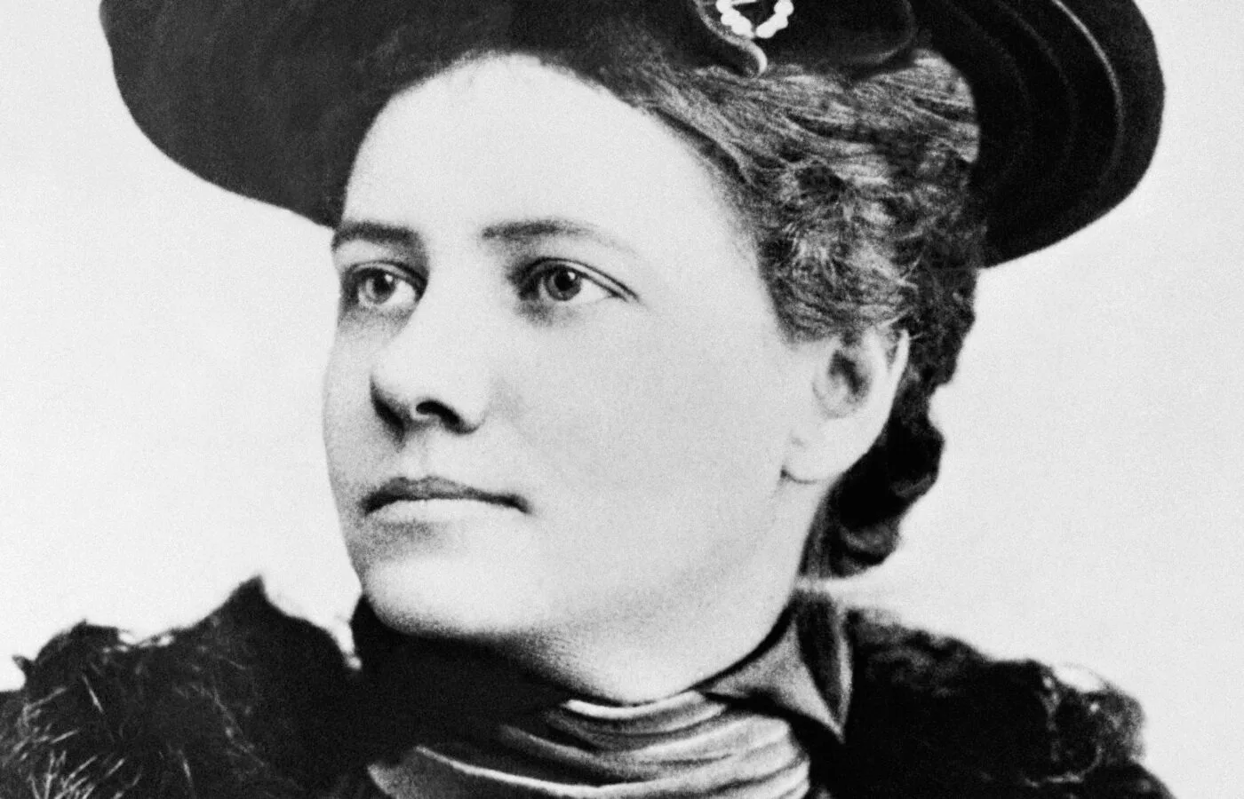 Retrato de la periodista estadounidense Nellie Bly