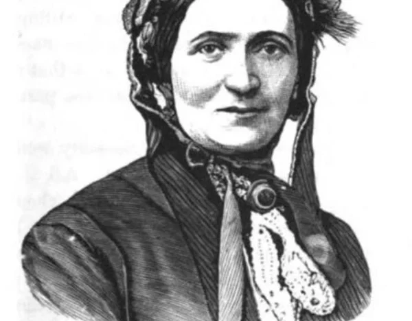 Retrato en grabado de Ellen Craft, quien escapó de la esclavitud en 1848
