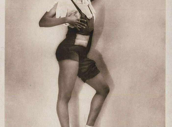 Retrato de la artista Josephine Baker hacia 1930