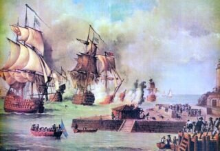 Representación naval de la defensa de Cartagena de Indias en 1741