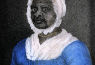 Retrato en miniatura de Elizabeth Freeman pintado hacia 1812