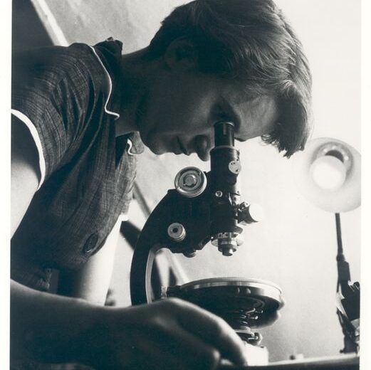 Retrato de la química y cristalógrafa Rosalind Franklin