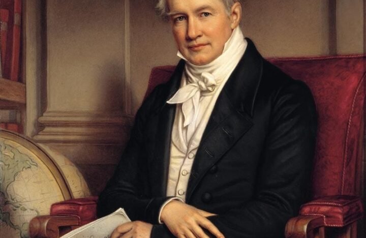 Retrato de Alexander von Humboldt pintado por Joseph Karl Stieler