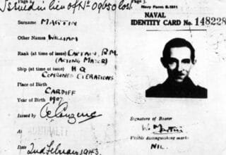 Documento de identidad ficticio del mayor William Martin creado para la Operación Mincemeat