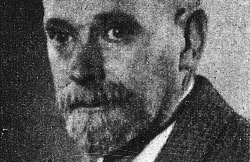 Retrato del médico y educador Janusz Korczak en 1933