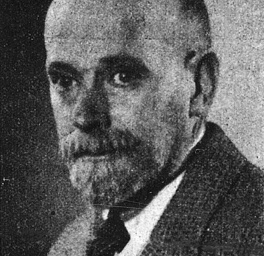 Retrato del médico y educador Janusz Korczak en 1933