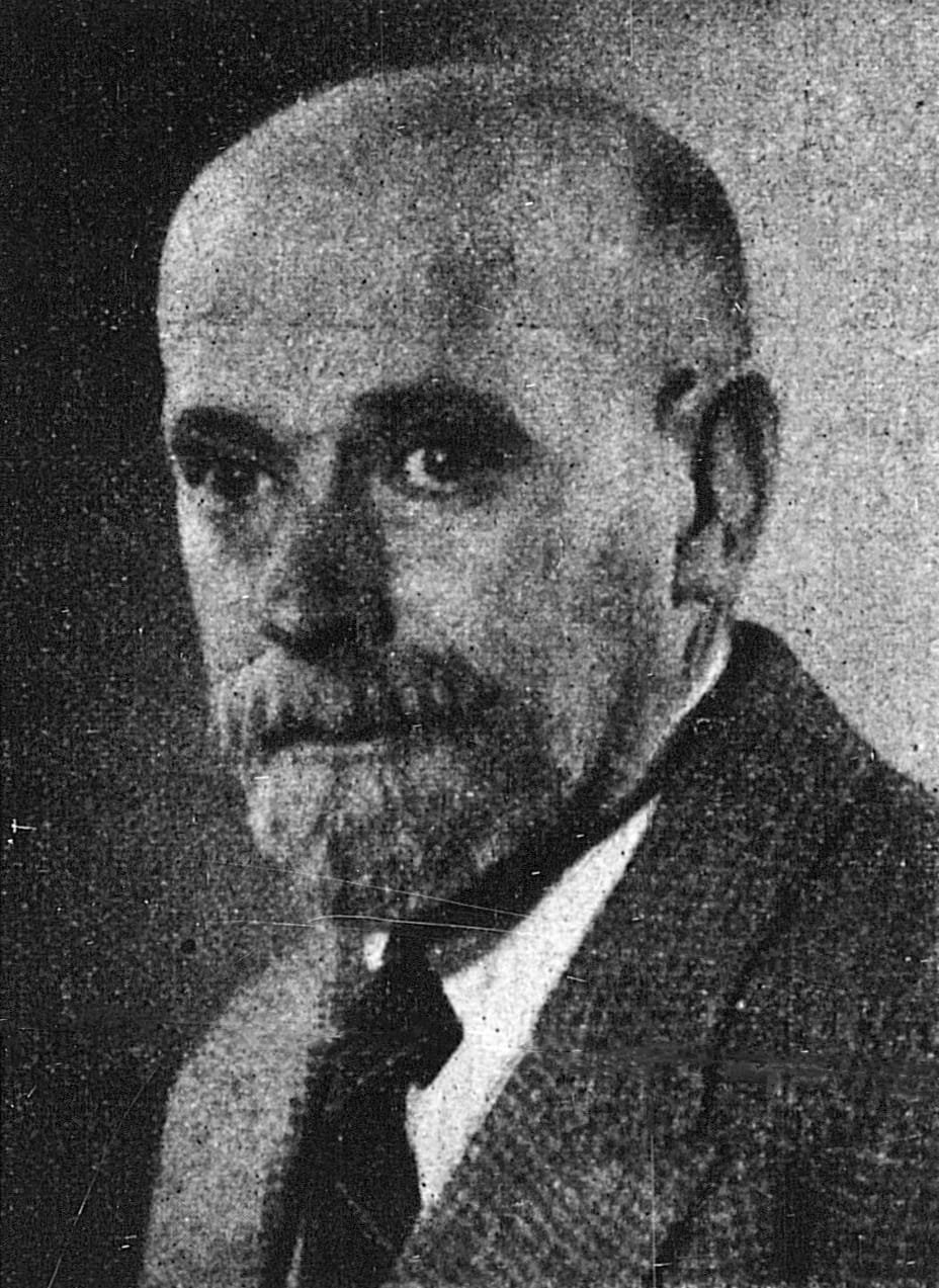 Retrato del médico y educador Janusz Korczak en 1933