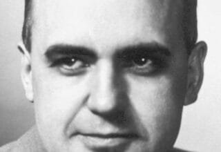 Retrato del virólogo Maurice Hilleman en Walter Reed hacia 1958