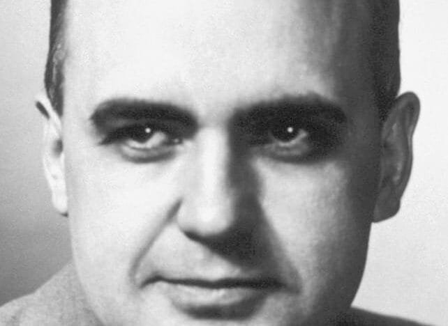 Retrato del virólogo Maurice Hilleman en Walter Reed hacia 1958