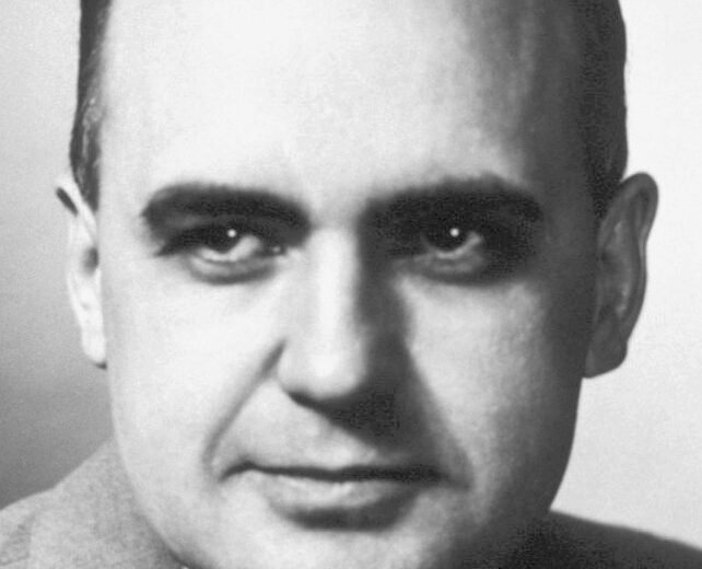 Retrato del virólogo Maurice Hilleman en Walter Reed hacia 1958