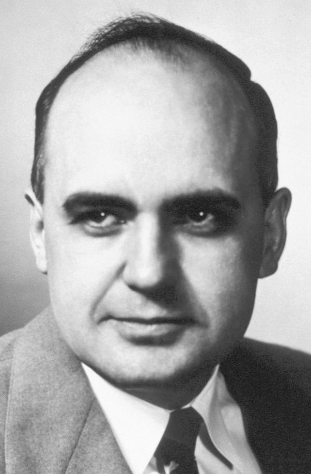 Retrato del virólogo Maurice Hilleman en Walter Reed hacia 1958