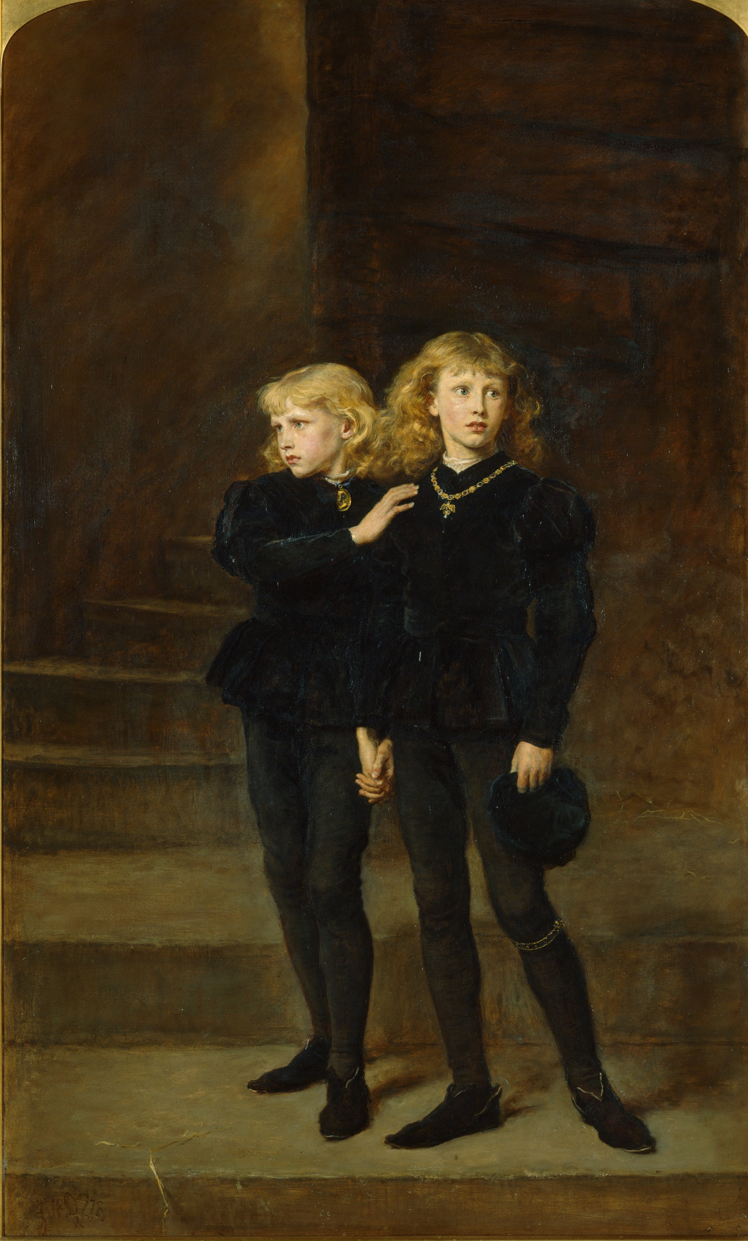 Pintura de Eduardo V y Ricardo de Shrewsbury en la Torre de Londres