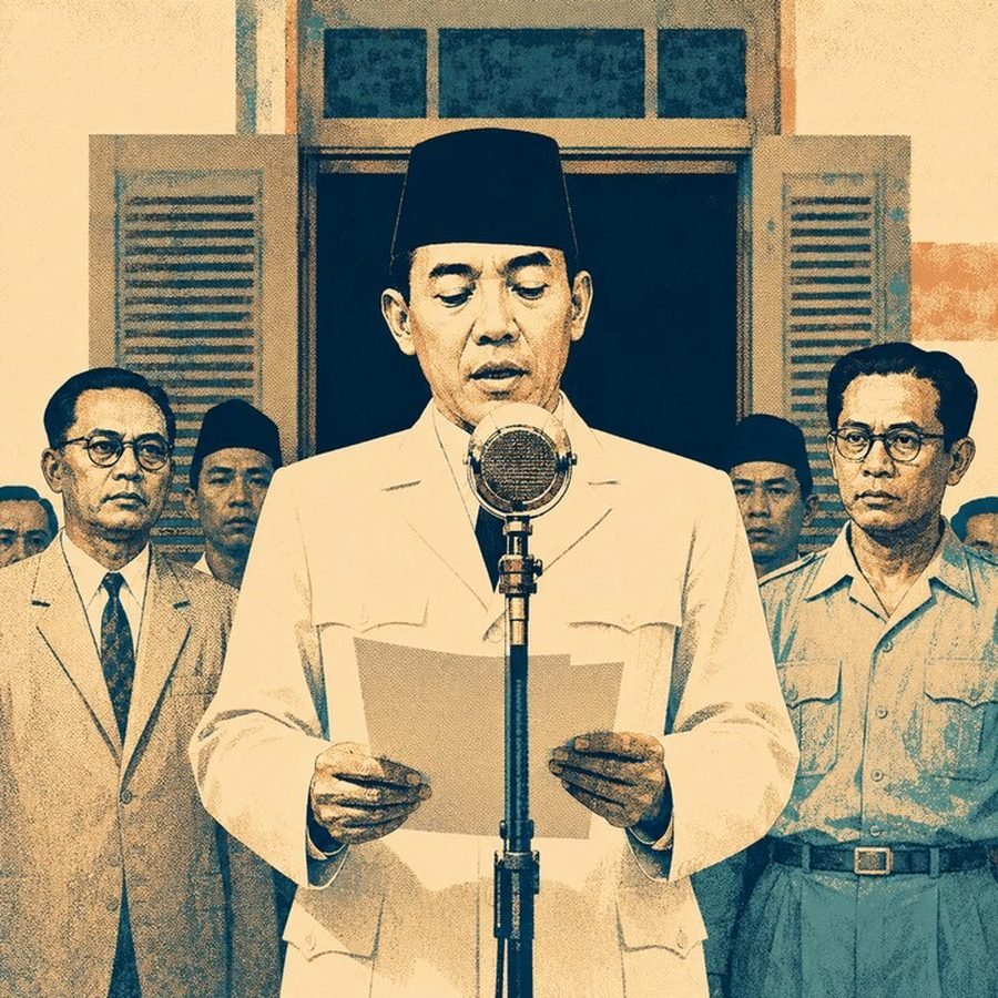 Proclamación de la independencia de Indonesia