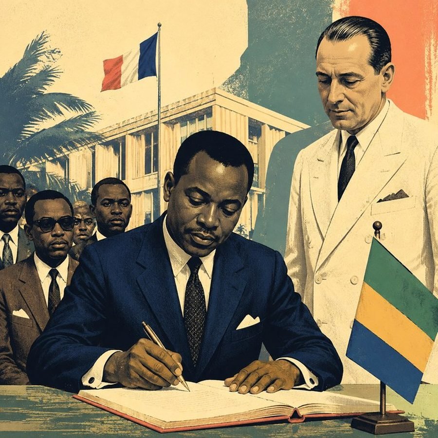 Gabón obtiene su independencia de Francia