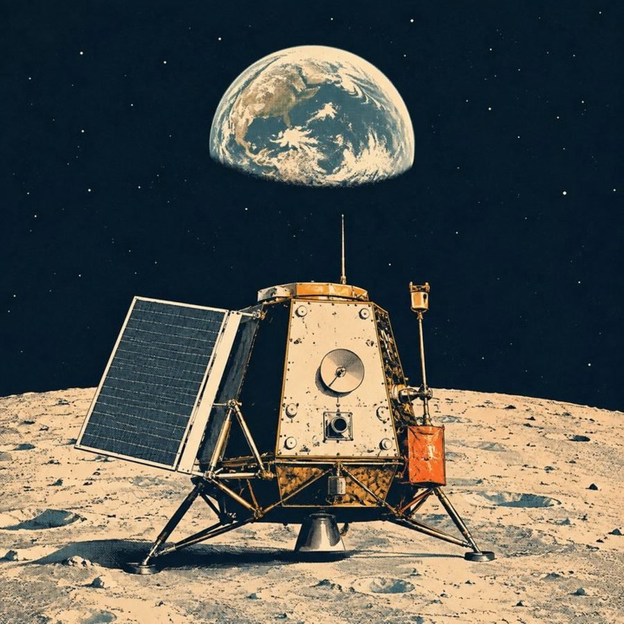 Lunar Orbiter 1 fotografía la Tierra desde las proximidades de la Luna
